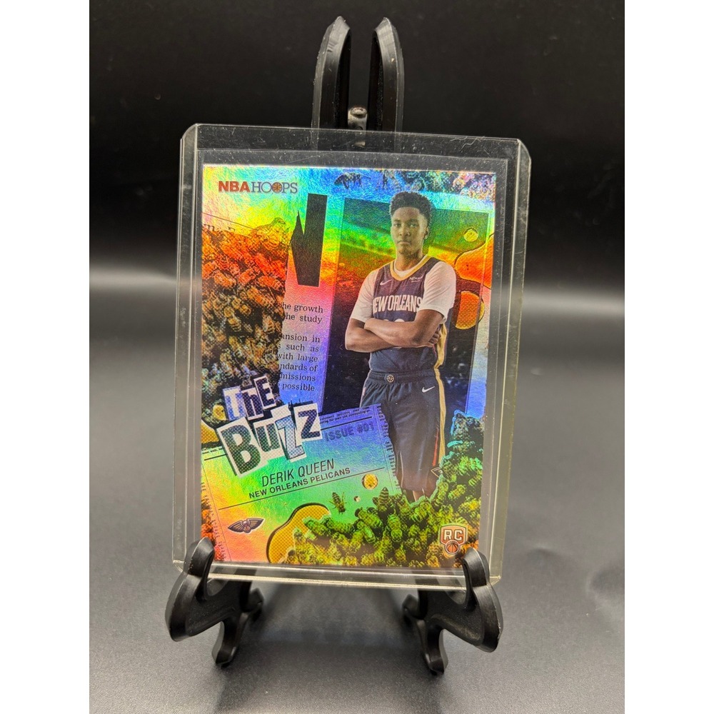 Derik Queen 2025-26 Topps NBA Hoops The Buzz #TB-13 Holo Rookie Insert
